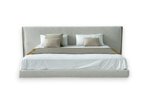 Letto Yume in Tessuto Color Sabbia (Offerta Expo) Poliform - 9