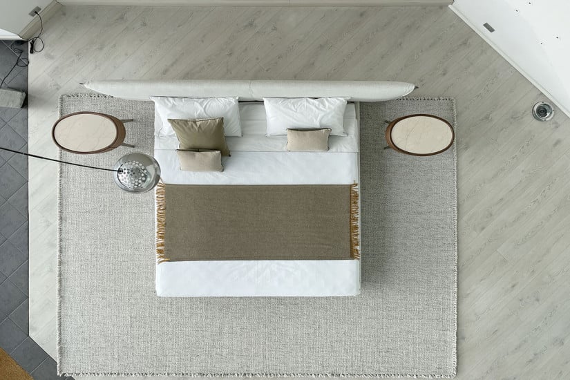 Lit Yume en Tissu Couleur Sable (Offre Expo) Poliform - 8
