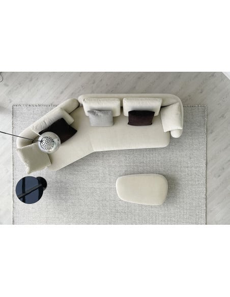Saint-German Boomerang Sofa in Fabric (Expo Offer) Poliform - 5