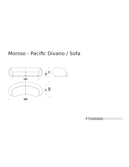 Divano Pacific bianco (Offerta Expo) Moroso - 9