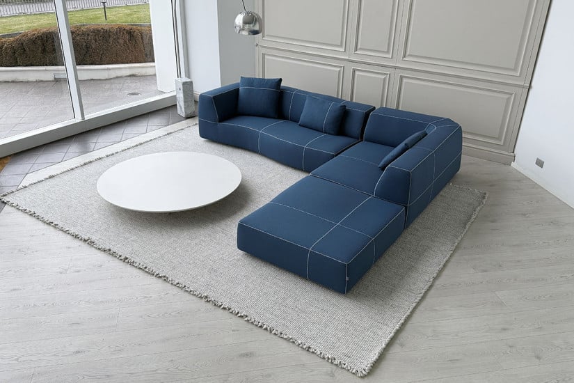 Divano Bend blu (Offerta Expo) B&B Italia - 4