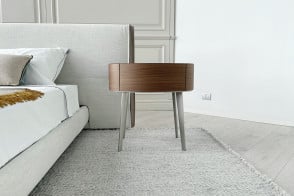 Comodino Kelly in noce canaletto (Expo Offer) Poliform - 7 2