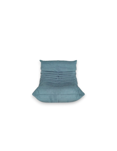Togo Blue Armchair (Expo Offer) Ligne Roset - 6