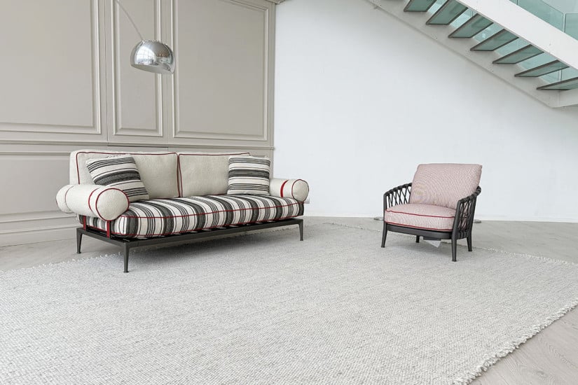 Ribes Outdoor Striped Sofa (Expo Offer) B&B Italia Outdoor - 2