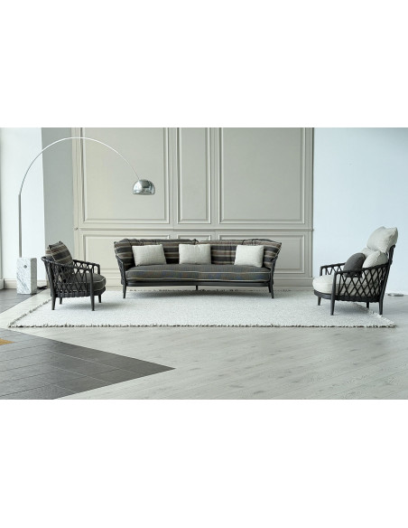 Erica Outdoor Striped Sofa (Expo Offer) B&B Italia Outdoor - 1