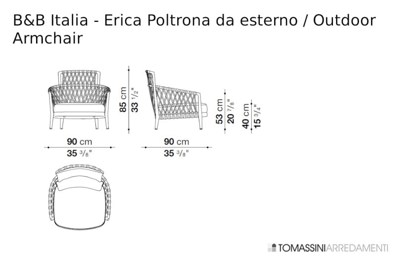 Erica Outdoor Armchair (Expo Offer)  - 7