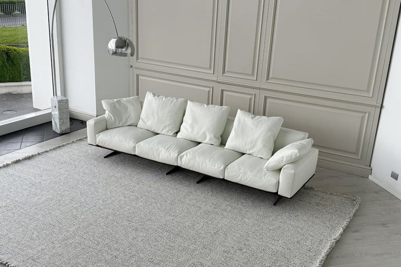Canapé Soft Dream en cuir blanc (Offre Expo) Flexform - 3