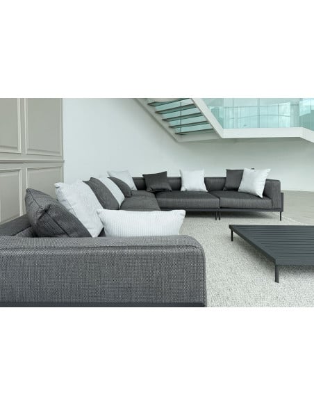 Cleo Soft Alu Outdoor Grey Sofa (Expo Offer) Talenti - 4