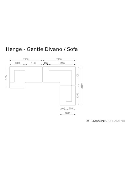 Divano Gentle Beige (Offerta Expo) Henge - 8