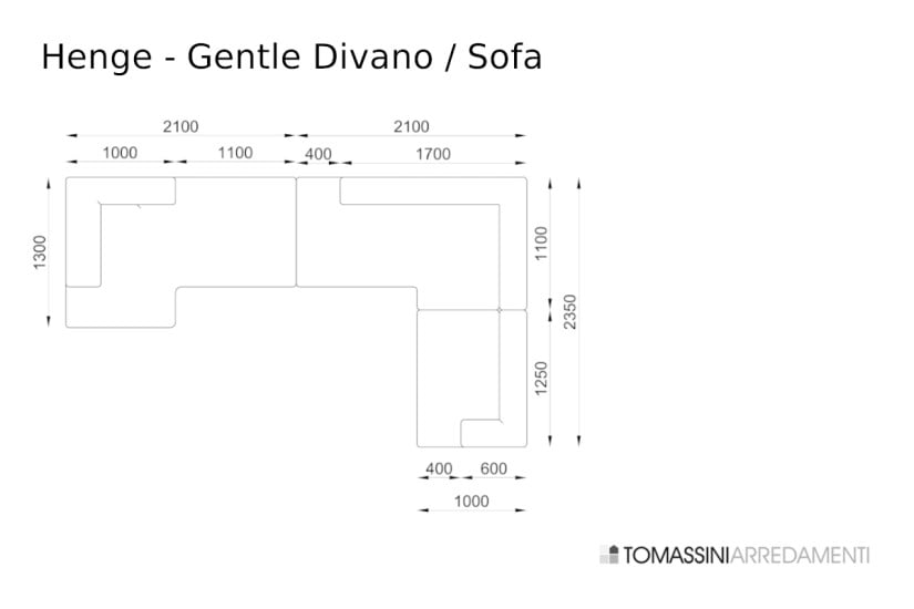Canapé Beige Gentle (Offre Expo) Henge - 8