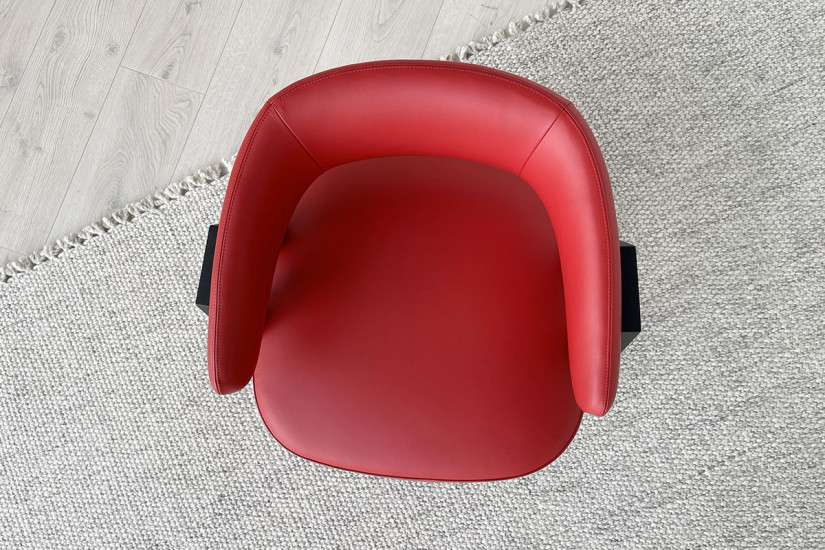 Loai Red Small Armchair (Expo Offer) Poliform - 3