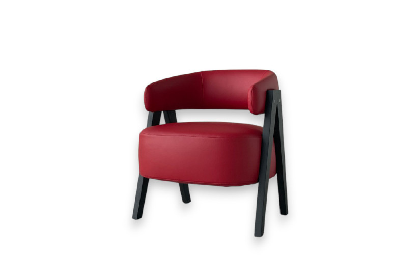 Petit Fauteuil Loai Rouge (Offre Expo) Poliform - 5
