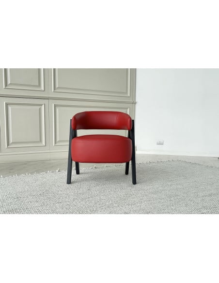 Petit Fauteuil Loai Rouge (Offre Expo) Poliform - 1
