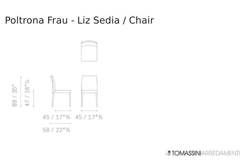 Sedia Liz Beige (Offerta Expo) Poltrona Frau - 7