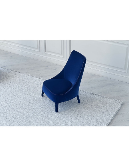 Fauteuil Bergère Febo bleu (Offre Expo) Maxalto - 5