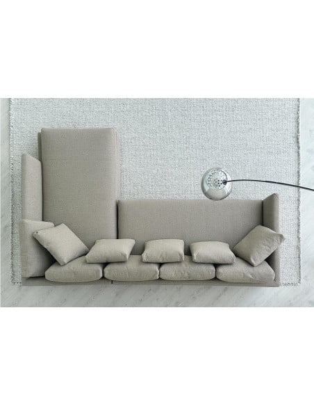 Victor Large Brown Sofa (Expo Offer) Flexform - 7