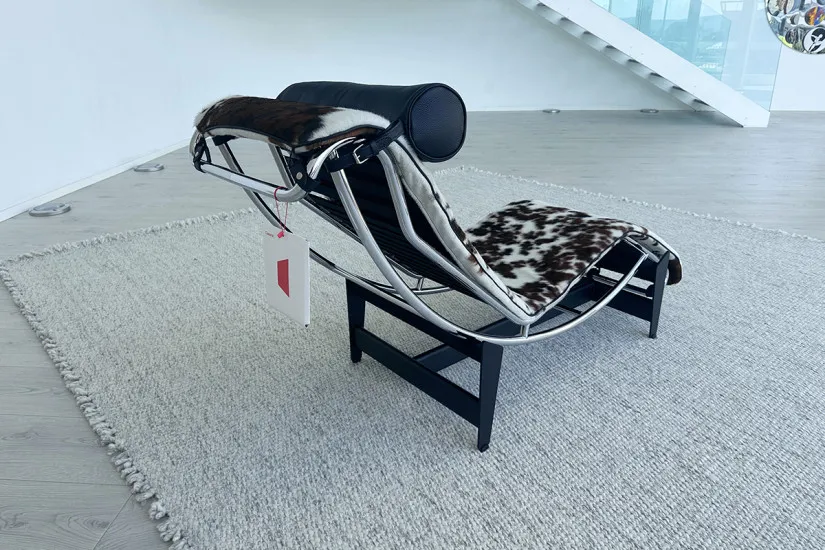 Chaise Longue à Réglage Continu LC4 cavallino (Offerta Expo) Cassina - 5