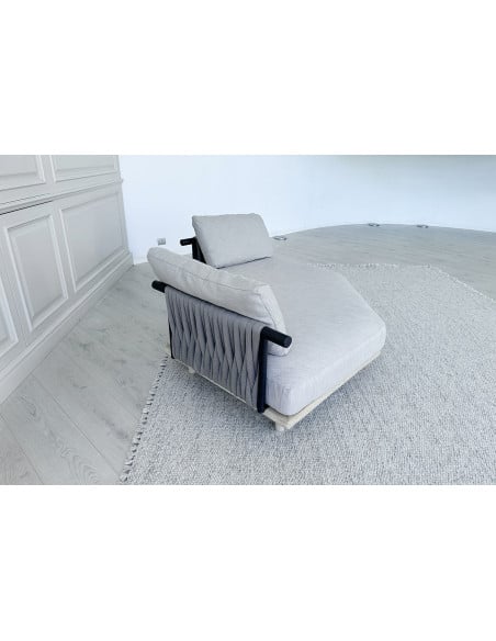 Eden Outdoor Hexagonal White Sofa Roda - 3