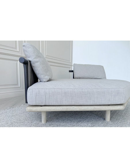 Eden Outdoor Hexagonal White Sofa Roda - 4