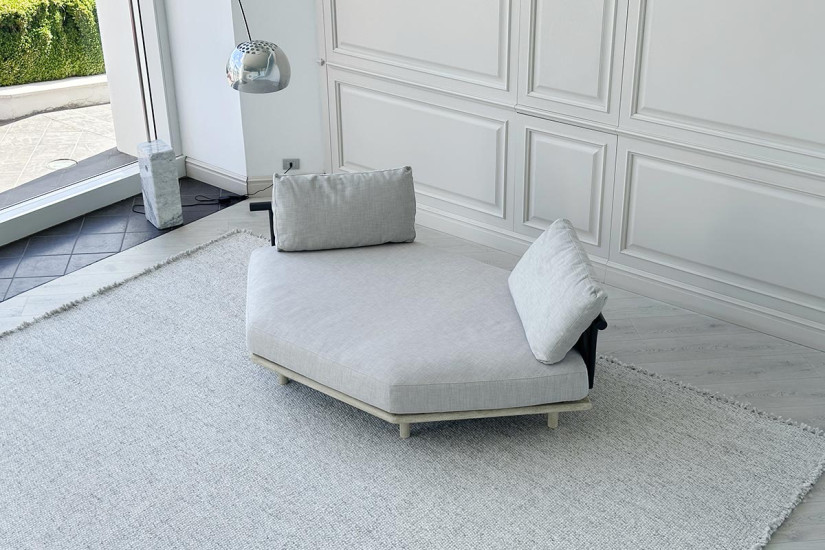 Divano per esterno esagonale Eden bianco Roda - 5