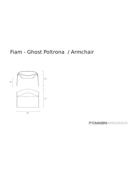Poltrona Ghost vetro (Offerta Expo) Fiam - 10