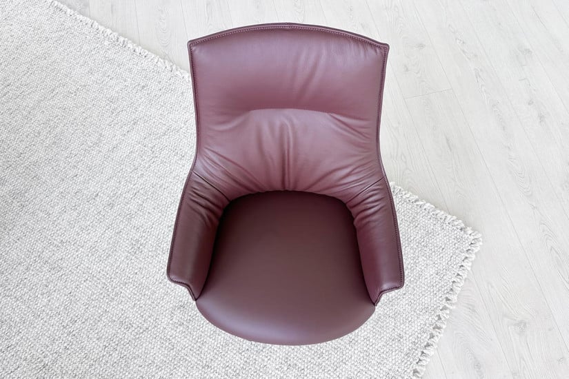Archibald Task Executive Bordeaux Armchair (Expo Offer) Poltrona Frau - 5