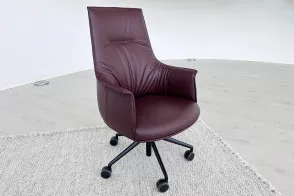 Fauteuil Archibald Task Executive bordeaux (Offre Expo) Poltrona Frau - 6 2