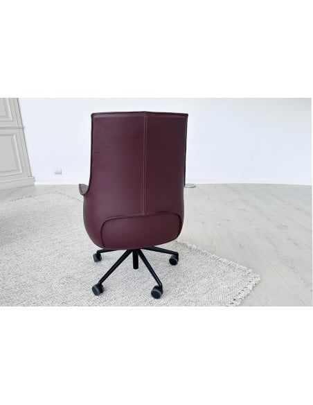 Archibald Task Executive Bordeaux Armchair (Expo Offer) Poltrona Frau - 3