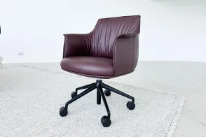 Poltrona Archibald Task Managerial bordeaux (Offerta Expo) Poltrona Frau - 6 2