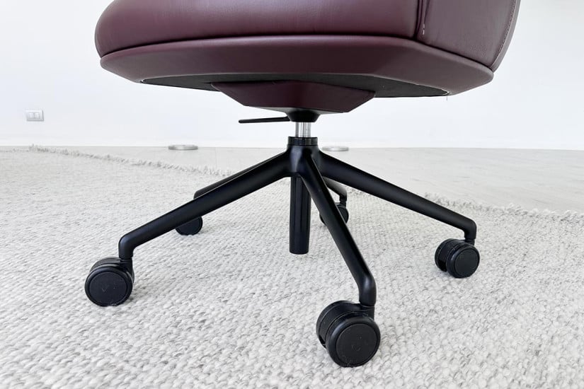Poltrona Archibald Task Managerial bordeaux (Offerta Expo) Poltrona Frau - 4