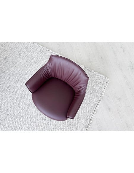 Poltrona Archibald Task Managerial bordeaux (Offerta Expo) Poltrona Frau - 5