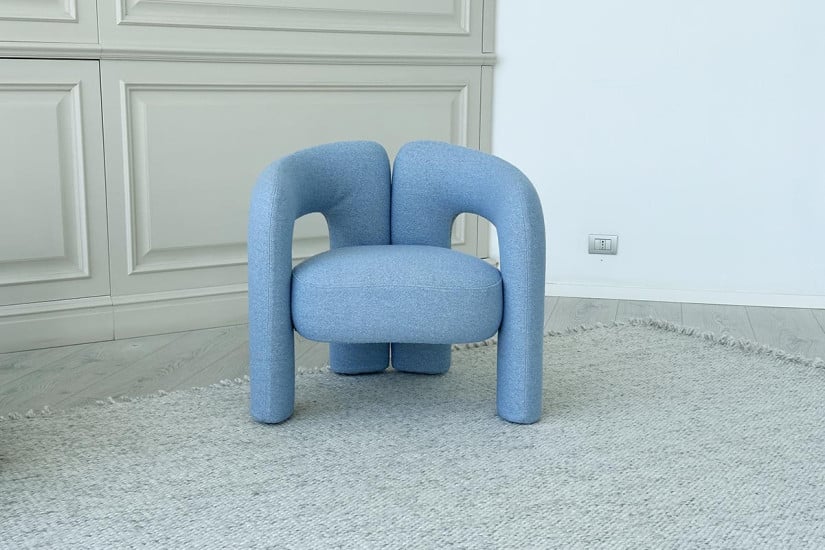 Dudet Light Blue Armchair (Expo Offer) Cassina - 1