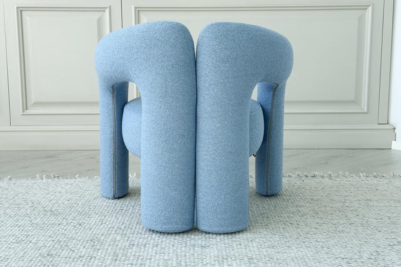 Poltrona Dudet celeste (Offerta Expo) Cassina - 4