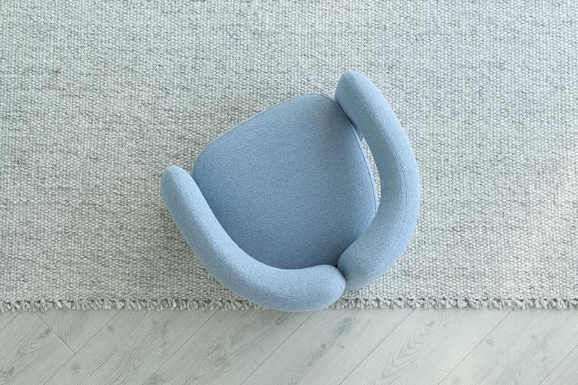 Fauteuil Dudet bleu clair (Offre Expo) Cassina - 6
