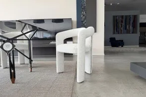 Chaise Dudet en tissu blanc (Offre Expo) Cassina - 8 2
