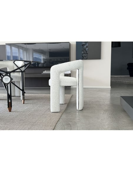 Chaise Dudet en tissu blanc (Offre Expo) Cassina - 2