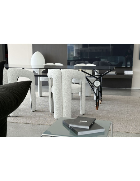Sedia Dudet in tessuto bianco (Offerta Expo) Cassina - 6