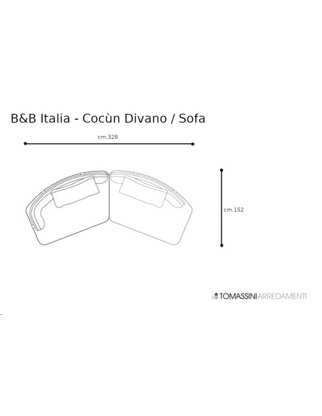 Divano Cocùn Beige B&B Italia - 11