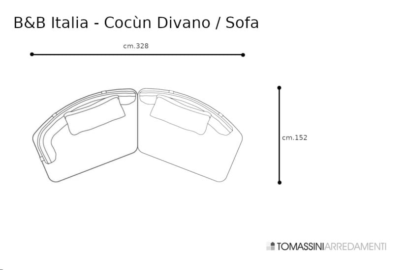 Canapé Cocùn Beige B&B Italia - 11