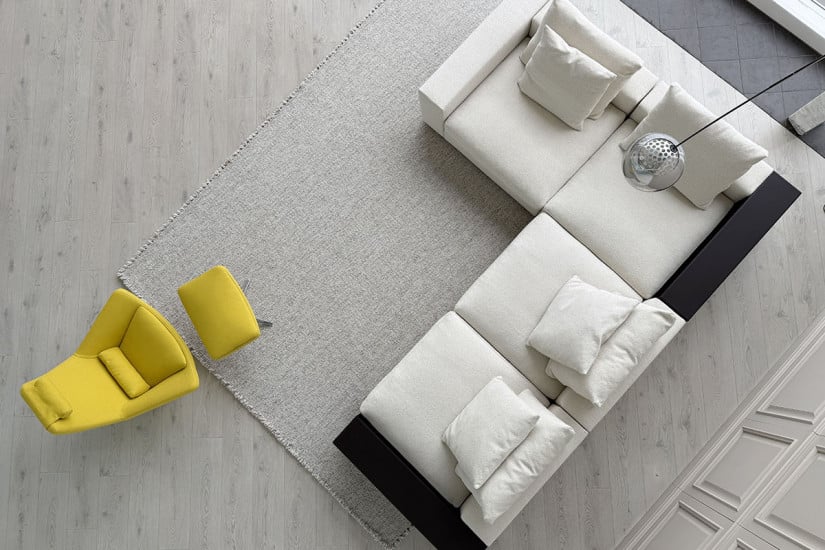 Canapé Groundpiece blanc (Offre Expo) Flexform - 6