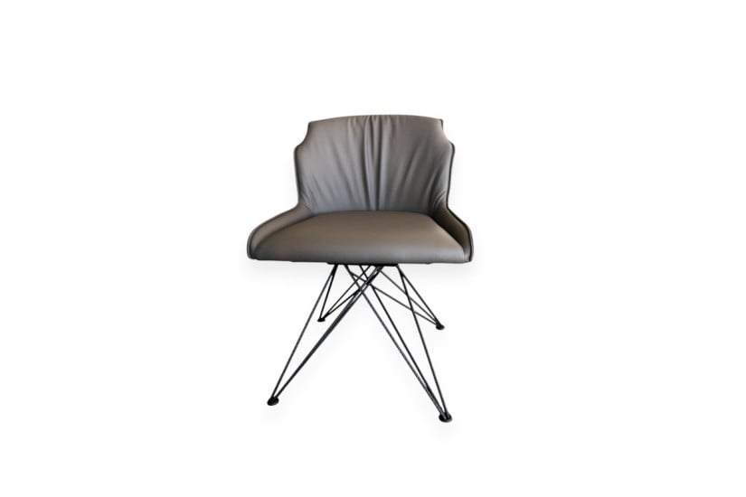 Chaise Flaminia couleur gris foncé (Offre Expo) Cattelan Italia - 5