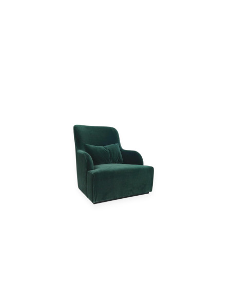 Meridiani Poltrona Liu Skin in velluto verde scuro (Offerta Expo)