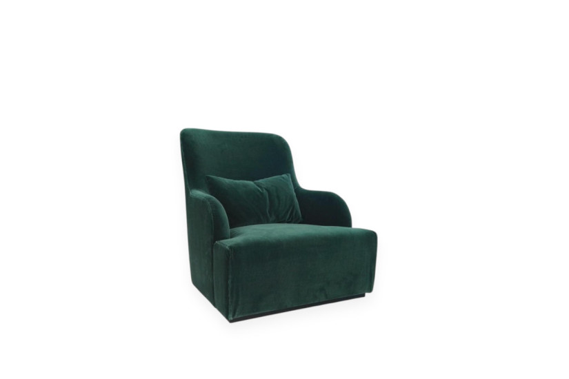 Meridiani Poltrona Liu Skin in velluto verde scuro (Offerta Expo)