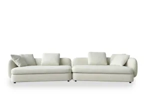 Saint-Germain White Fabric Sofa (Expo Offer) Poliform - 6