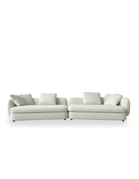 Saint-Germain White Fabric Sofa (Expo Offer) Poliform - 6