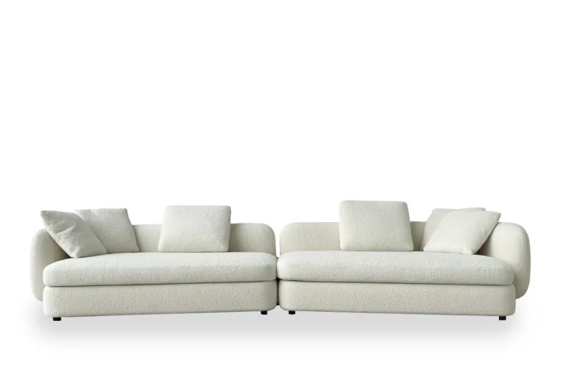 Divano Saint-Germain in tessuto bianco (Offerta Expo) Poliform - 6