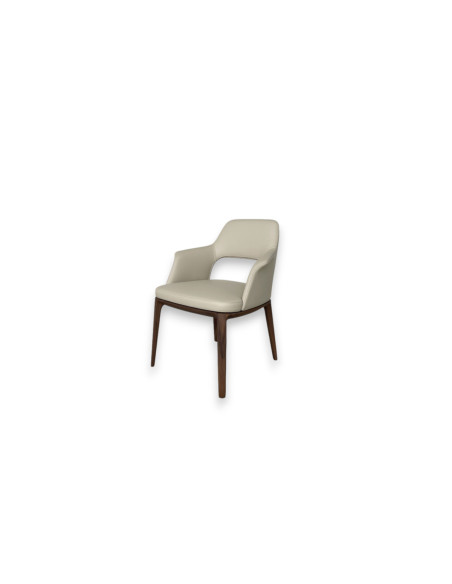 Poliform Sophie Lite Beige Leather Chair (Expo Offer)