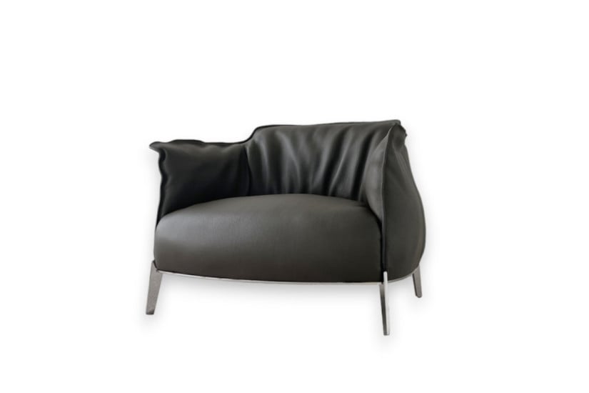 Archibald Gran Comfort Brown Armchair (Expo Offer) Poltrona Frau - 9