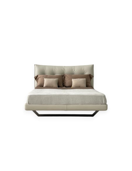 Lit Aurora Tre en cuir blanc sale (Offre Expo) Poltrona Frau - 9