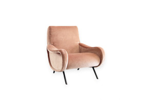 Fauteuil Lady en tissu rose (Offre Expo) - Cassina
